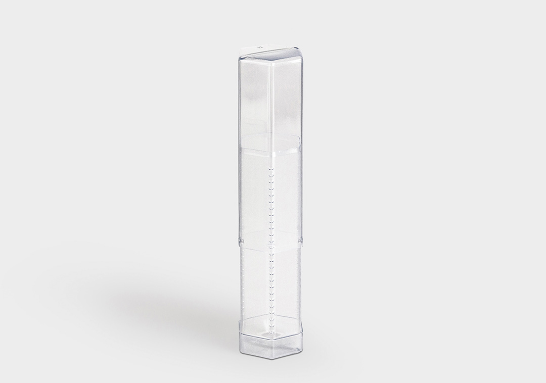 Tubo per imballaggio HexPack HexPack: tubo esagonale di protezione dell'imballaggio con regolazione della lunghezza a cricchetto.